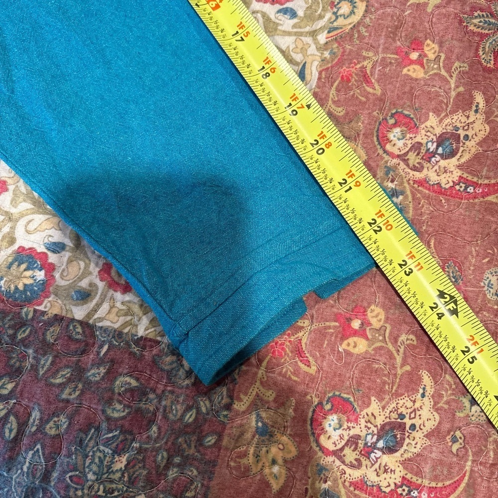 Giorgio Fiorlini long-sleeved top in a vibrant turquoise women’s XL - Picture 11 of 11